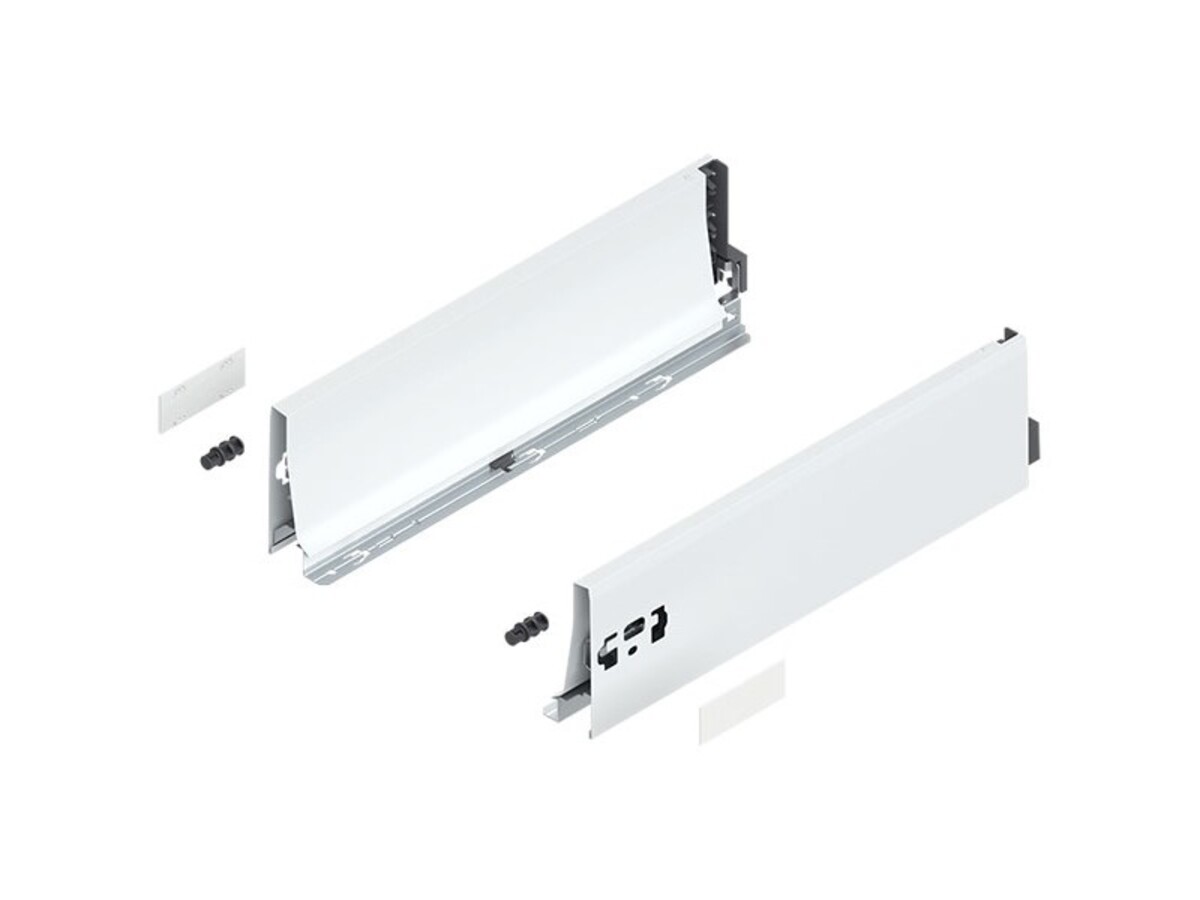 378K5502SA Laterala TANDEMBOX, Inaltime K (115 mm), NL=550 mm, Alb, dreapta+stanga, pentru TANDEMBOX antaro