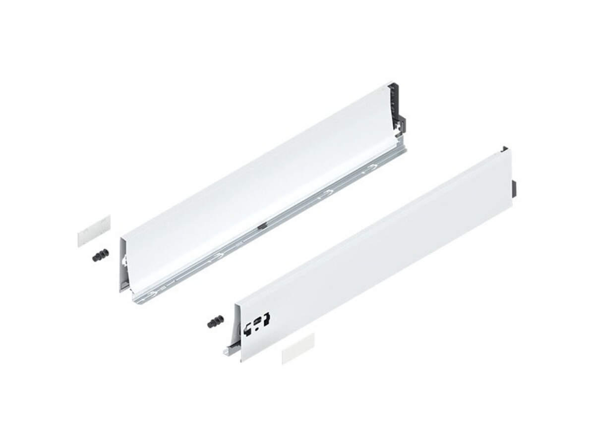 378K6502SA Laterala TANDEMBOX, Inaltime K (115 mm), NL=650 mm, Alb, dreapta+stanga, pentru TANDEMBOX antaro