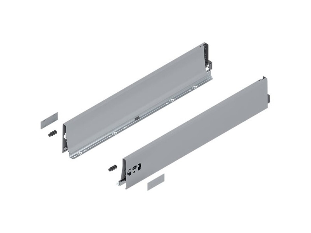 378K6502SA Laterala TANDEMBOX, Inaltime K (115 mm), NL=650 mm, Gri, dreapta+stanga, pentru TANDEMBOX antaro