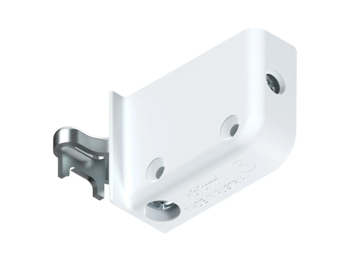 48N0510.02S Agatatori pentru corpuri suspendate, dreapta, Alb, de prins cu surub