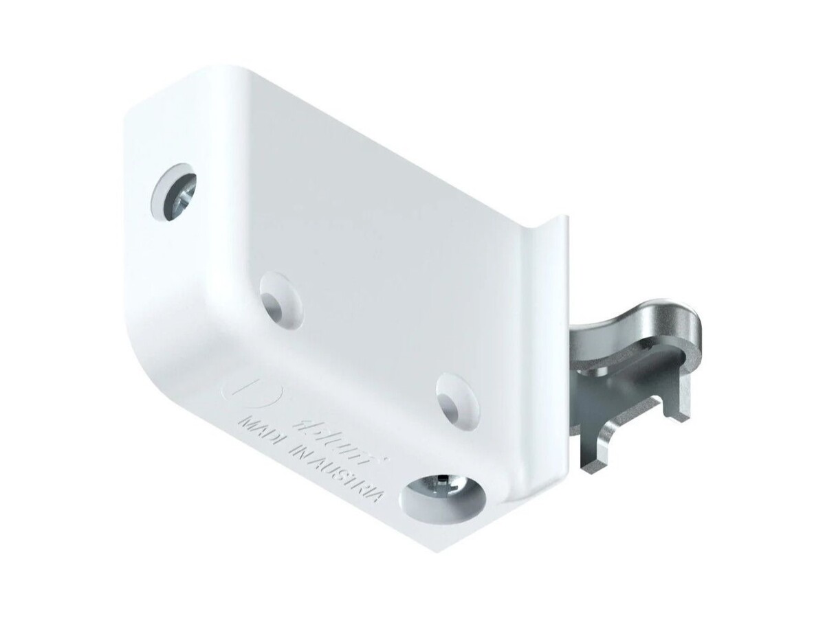 48N0510.03S Agatatori pentru corpuri suspendate, stanga, Alb, de prins cu surub