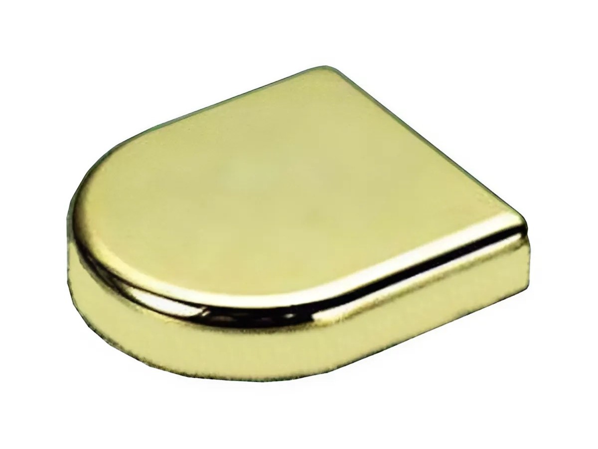 84.4120 Capac de acoperire oala pt. balama de usa din sticla , Semioval, Auriu