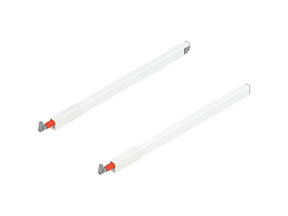 ZRG.437R TANDEMBOX Lonjeron (sus), pentru Extragere cu front inalt, NL=500 mm, Alb, dreapta+stanga